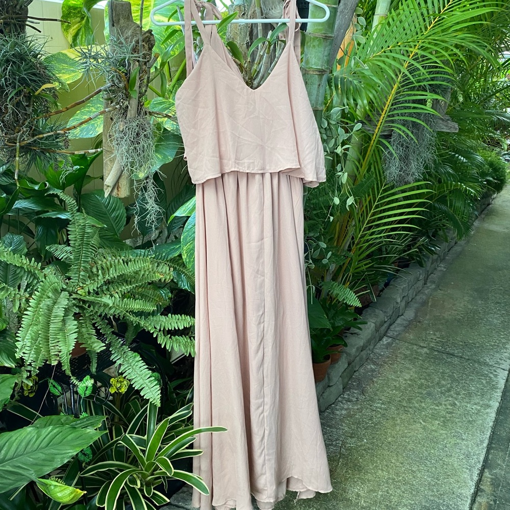 Showpo Blush Pink Maxi Dress